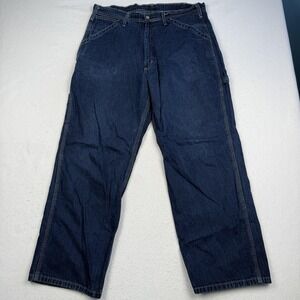 Polo Jeans Co Ralph Lauren Jeans Mens 36x30 Dark Wash Blue Carpenter Denim Pants